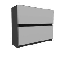 Bucatarie FOLLOW corp superior GO 90-72 O-O FRONT PAL  0164 / decor Gri